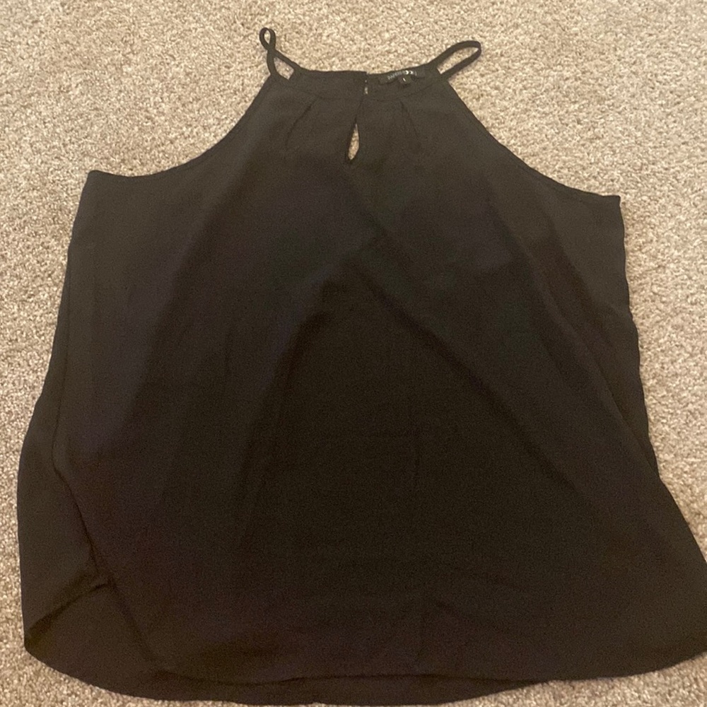 Cute black cami with cutouts